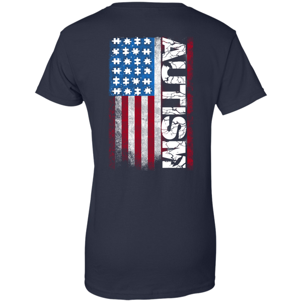 Special Limited Edition Autism American Flag Shirt