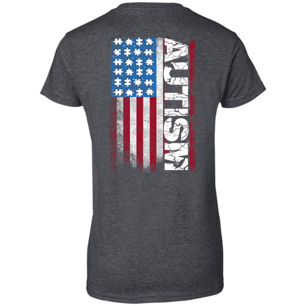 Special Limited Edition Autism American Flag Shirt