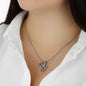 Autism - Double Heart Pendant Necklace