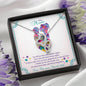 Autism - Double Heart Pendant Necklace