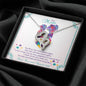 Autism - Double Heart Pendant Necklace