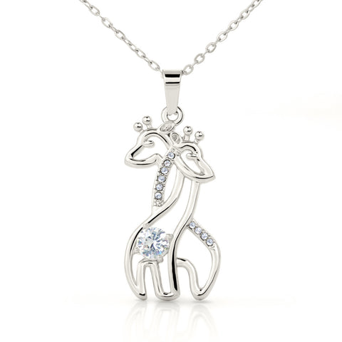 Autism - Graceful Love Giraffe Pendants Necklace