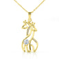 Autism - Graceful Love Giraffe Pendants Necklace