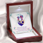 Autism - Interlocking Hearts Pendant Necklace