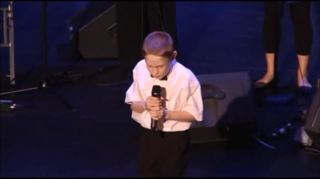 10-Year-Old Blind Autistic Boy Sings "Open the Eyes of my Heart"