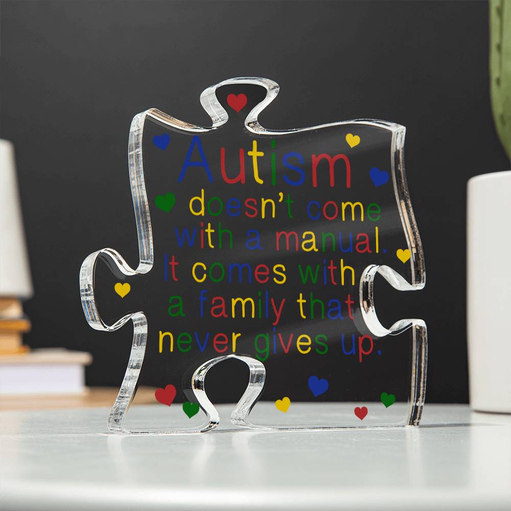 Giraffe Autism Autistic Support Puzzle' Sticker