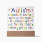 Autism Doesn't Come With A Manual Acrylic Square Plaque