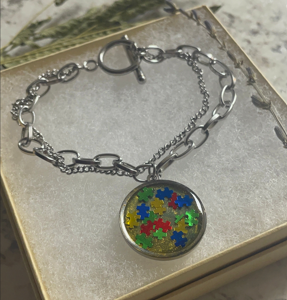 IDB1004 Autism Id/medical Alert Braclet, Custom, Personalized, Laser  Engraved - Etsy