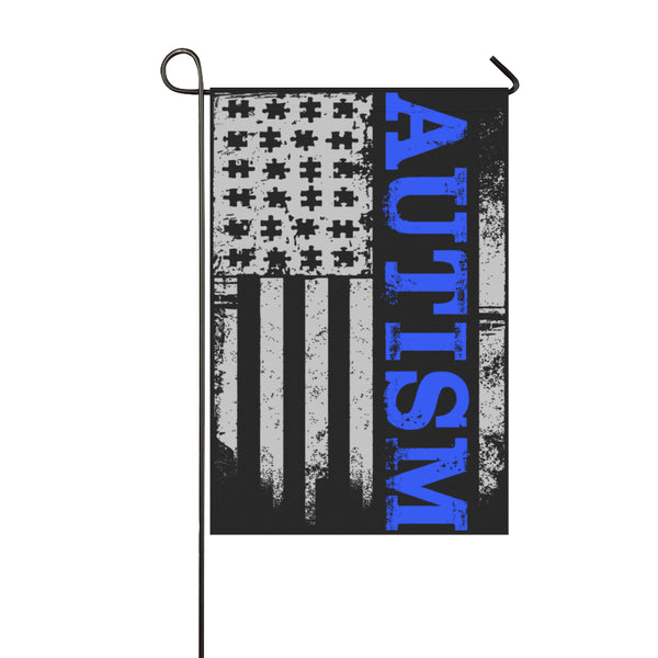 Autism - Puzzle Pieces Autism Garden Flags