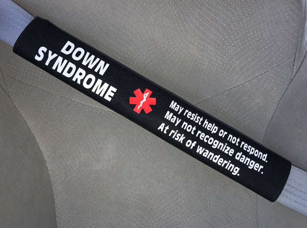 Down Syndrome Alert Safety Seatbelt Cover