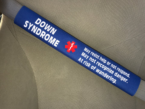Down Syndrome Alert Safety Seatbelt Cover