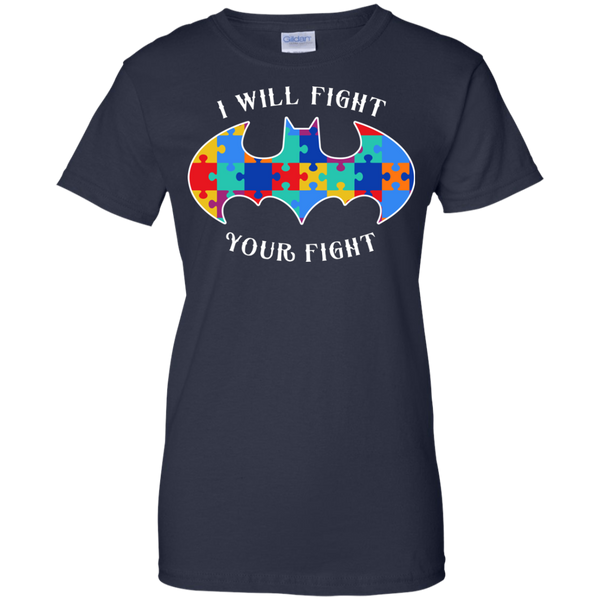 Autism Bat - I Will Fight Your Fight - Adult Sizes