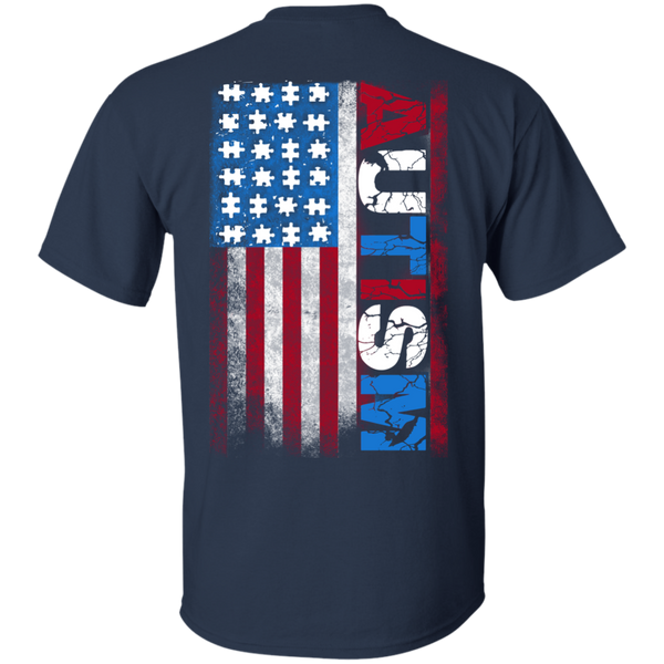 Autism Red White & Blue Special Limited Edition 4th Of July American Flag