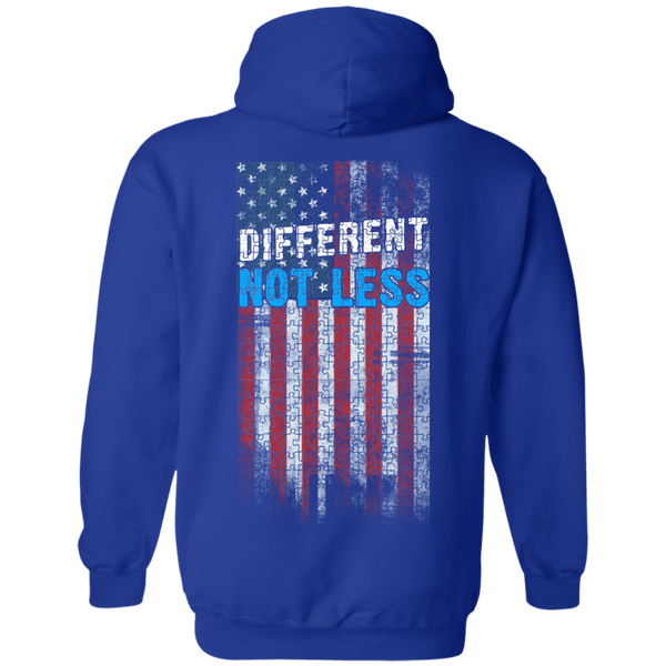 Autism American Flag - Different Not Less