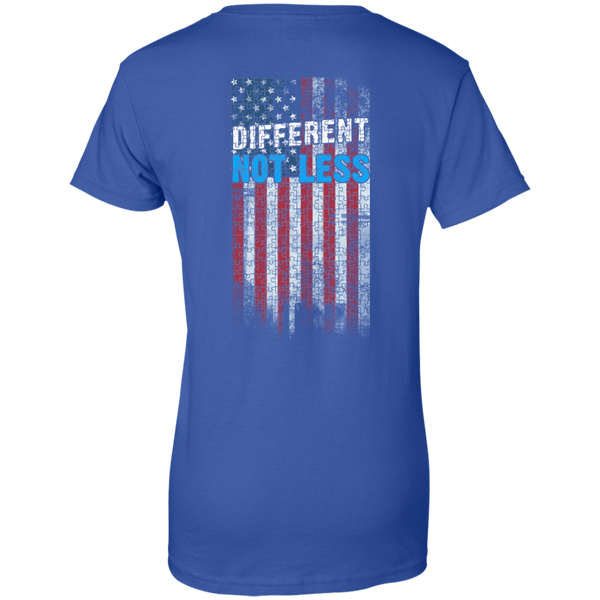 Autism American Flag - Different Not Less