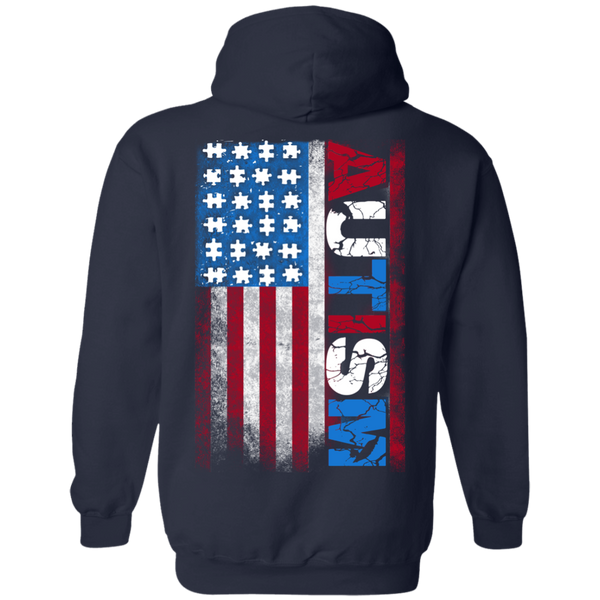 Autism Red White & Blue Special Limited Edition 4th Of July American Flag