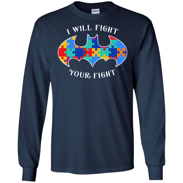 Autism Bat - I Will Fight Your Fight - Adult Sizes