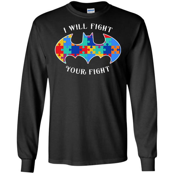 Autism Bat - I Will Fight Your Fight - Adult Sizes