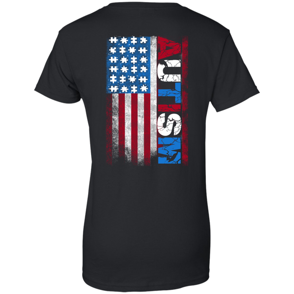 Autism Red White & Blue Special Limited Edition 4th Of July American Flag