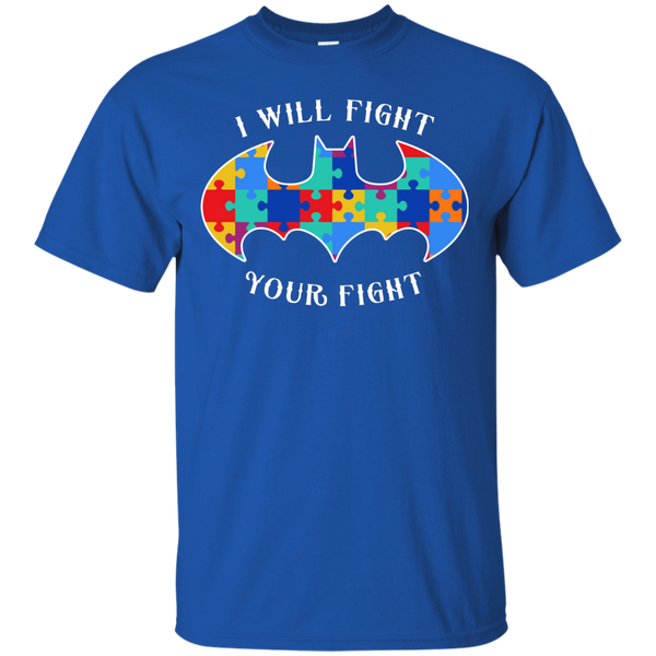 Autism Bat - I Will Fight Your Fight - Adult Sizes