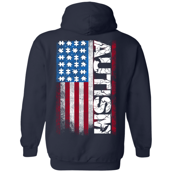 Special Limited Edition Autism American Flag Shirt