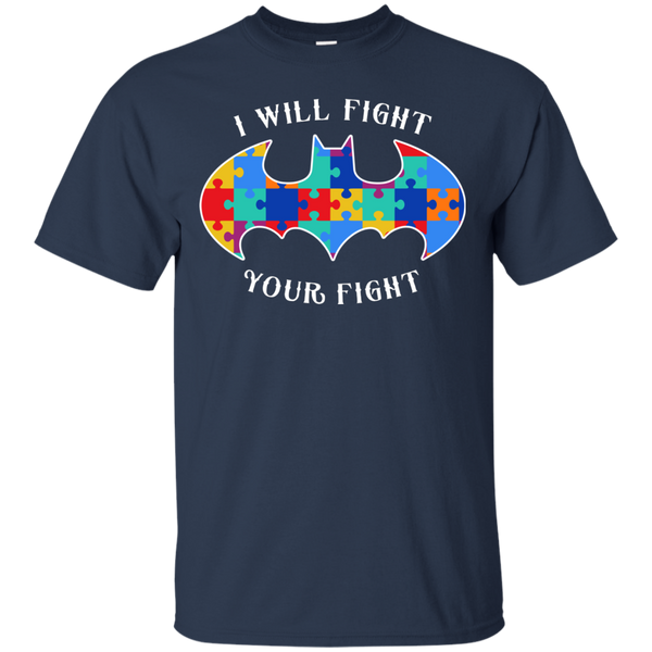 Autism Bat - I Will Fight Your Fight - Adult Sizes