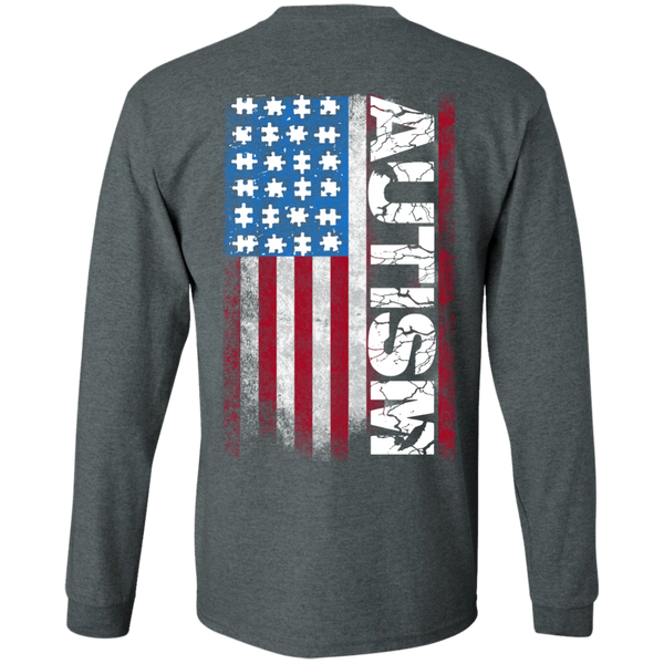 Special Limited Edition Autism American Flag Shirt