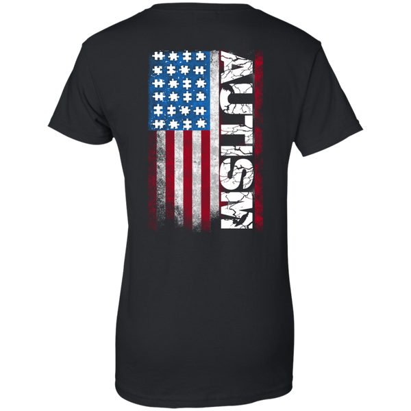 Special Limited Edition Autism American Flag Shirt