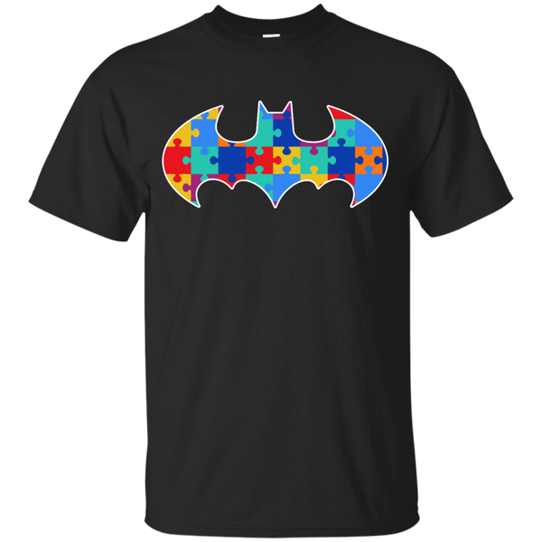 Autism Awareness Puzzle Pieces Bat - Youth