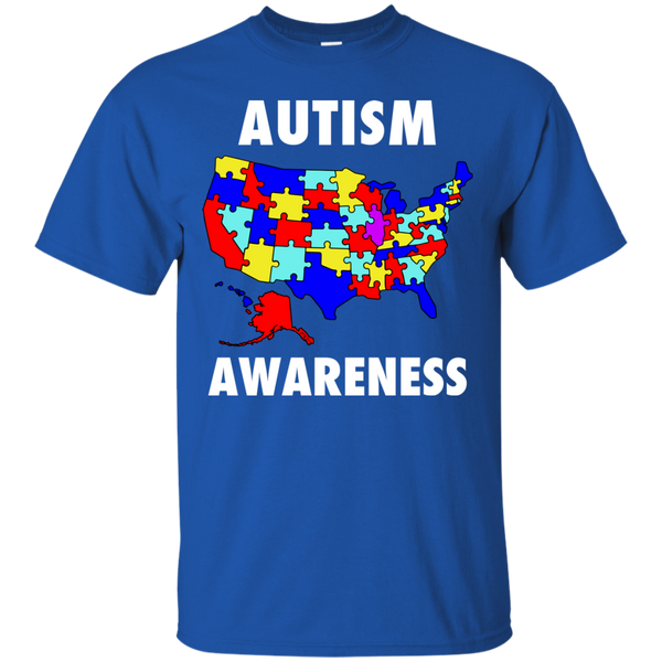 Autism Awareness America - United States Puzzle Pieces