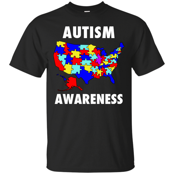 Autism Awareness America - United States Puzzle Pieces