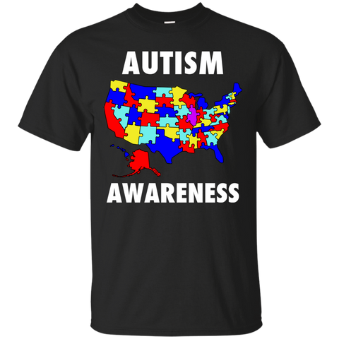 Autism Awareness America - United States Puzzle Pieces