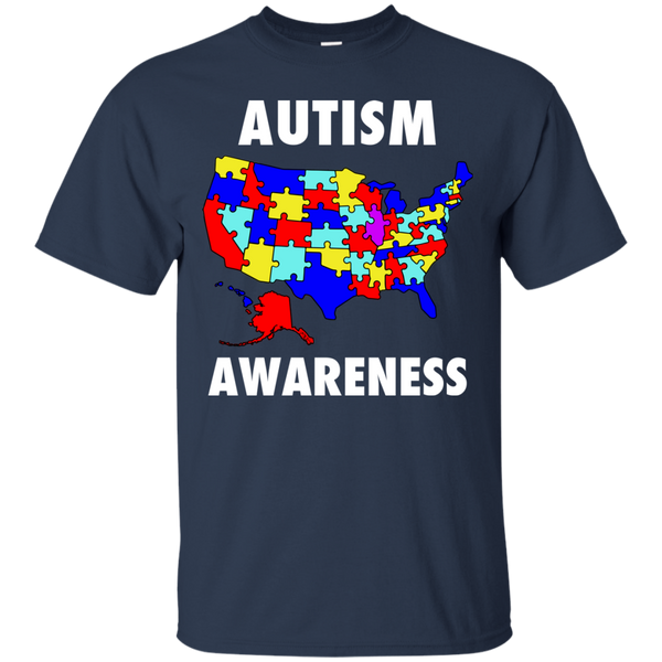 Autism Awareness America - United States Puzzle Pieces