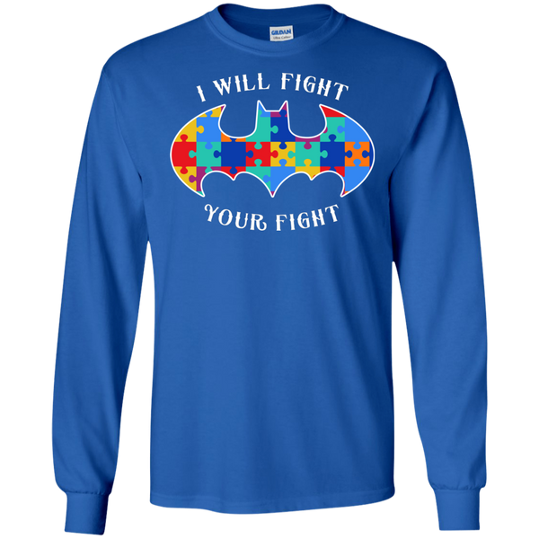 Autism Bat - I Will Fight Your Fight - Adult Sizes