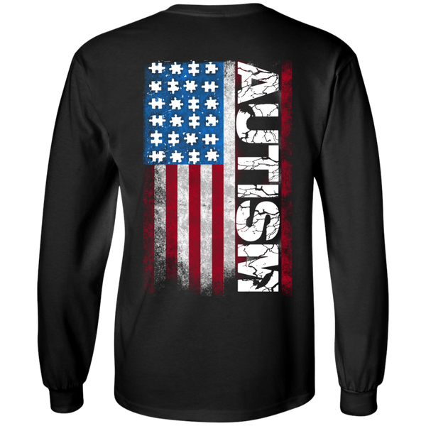 Special Limited Edition Autism American Flag Shirt