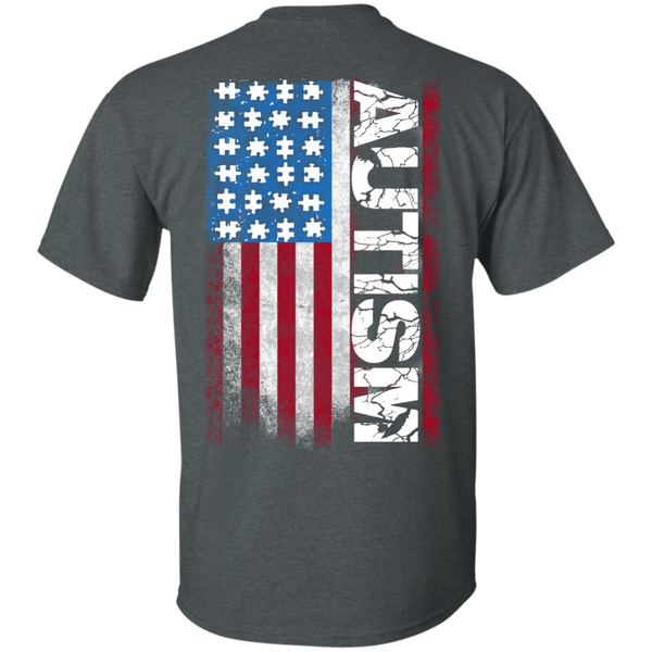 Special Limited Edition Autism American Flag Shirt