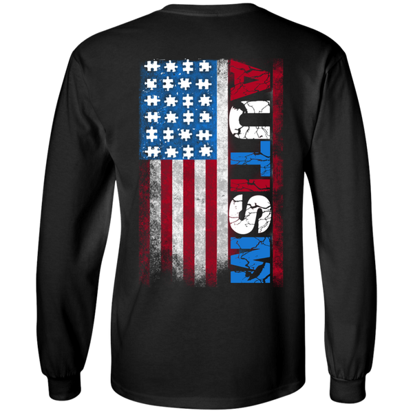 Autism Red White & Blue Special Limited Edition 4th Of July American Flag