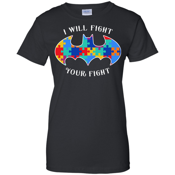 Autism Bat - I Will Fight Your Fight - Adult Sizes