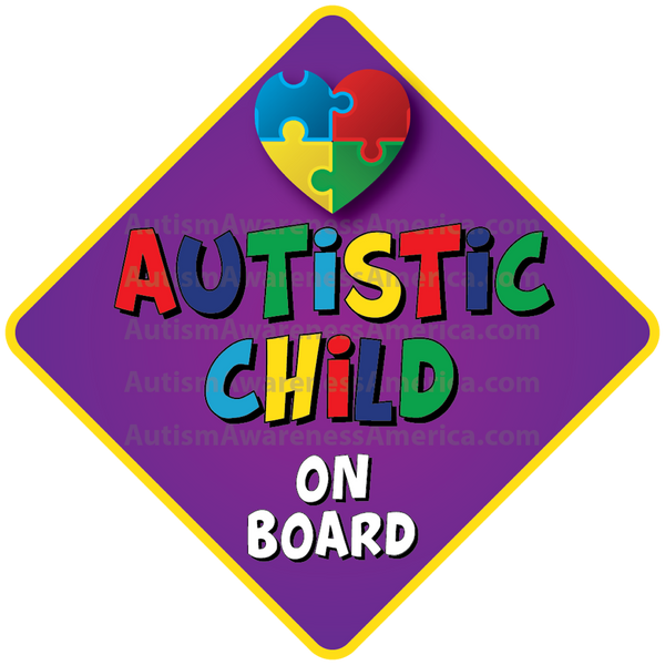 Autistic Safety Car Truck Decal Sticker