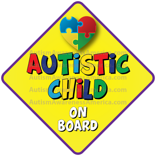 Autistic Safety Car Truck Decal Sticker