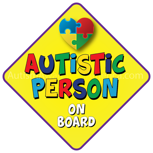Autistic Safety Car Truck Decal Sticker