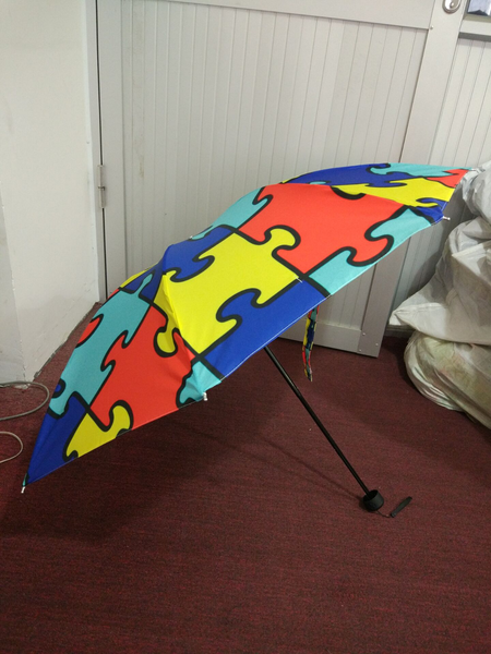 Autism - Puzzle Pieces Foldable Umbrella