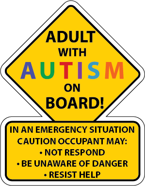 Autism Safety Car Truck Decal Sticker