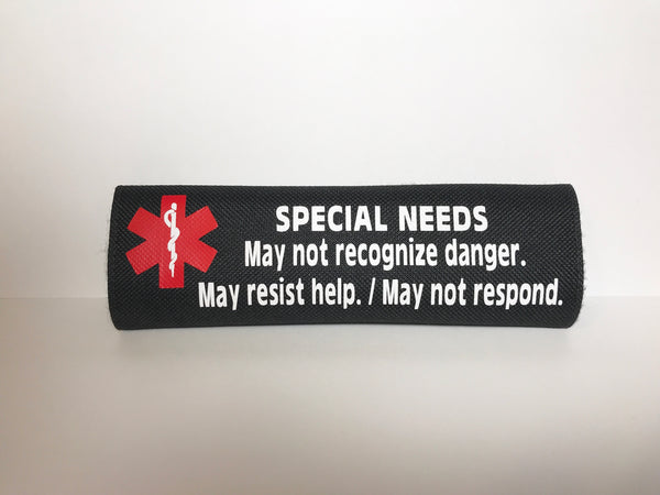 Special Needs Alert Safety Seatbelt Cover